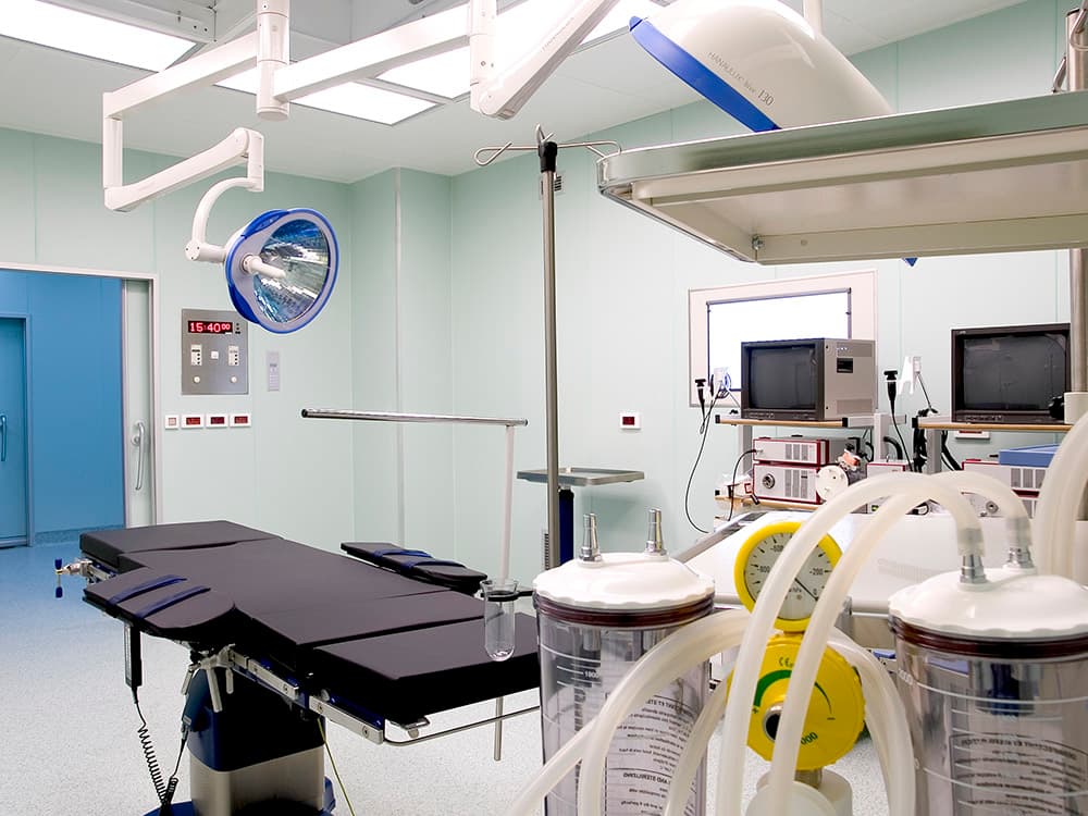 Fully equipped operating theatre at the Olympion Medical Center